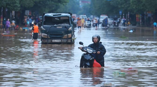Taifun »Yagi« in Vietnam