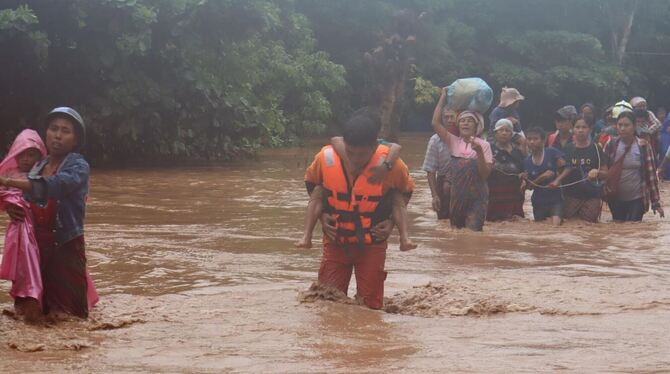 Taifun »Yagi« - Myanmar Taifun »Yagi« - Myanmar
