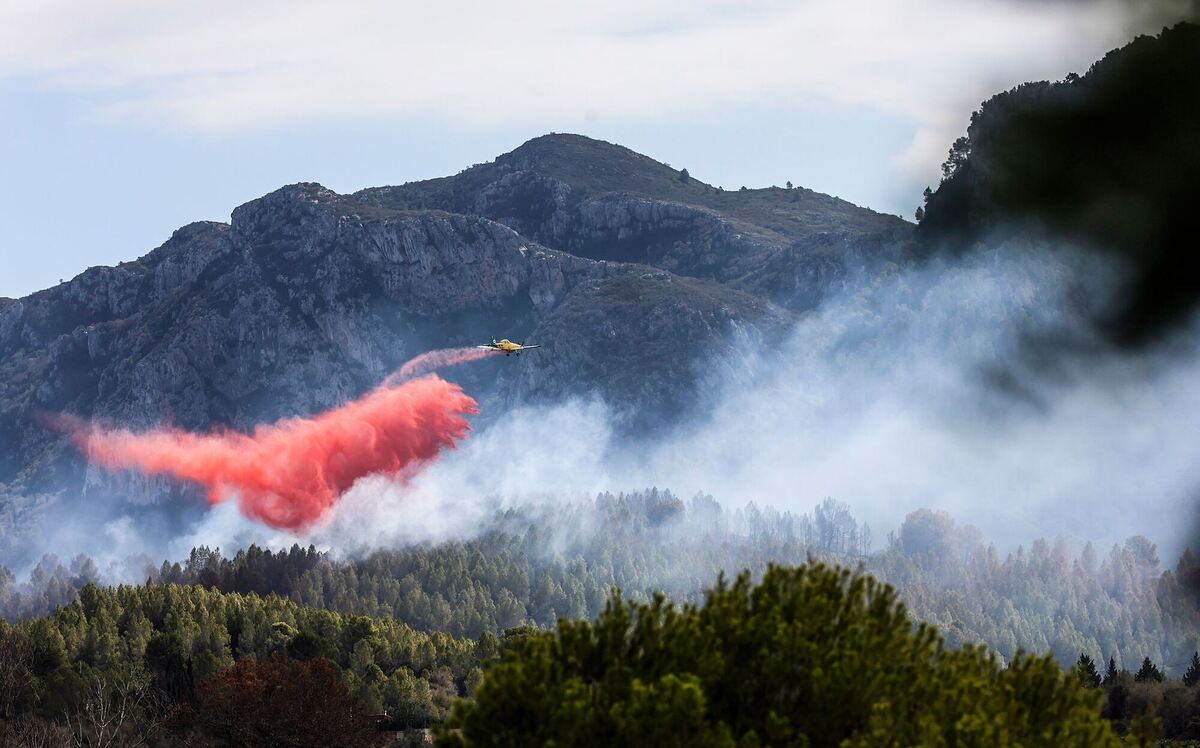 Waldbrand in Spanien