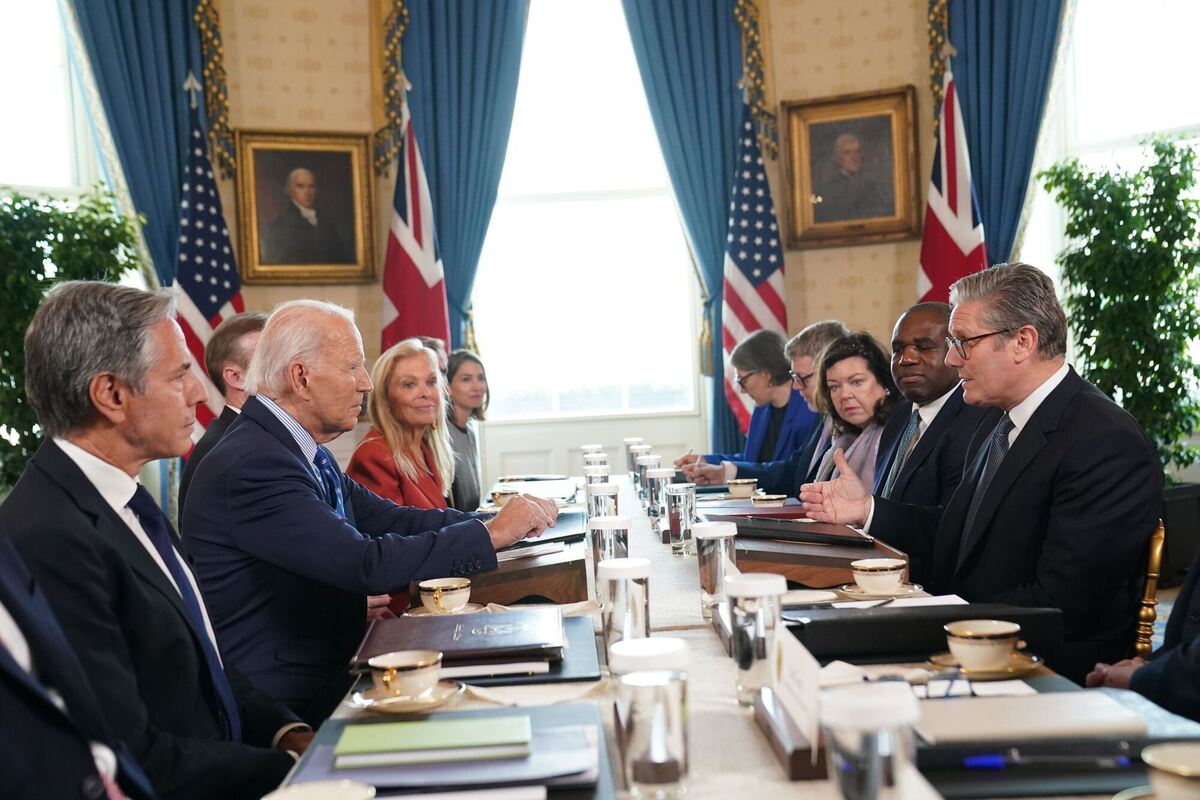 Britischer Premier Starmer in Washington Britischer Premier Starmer in Washington