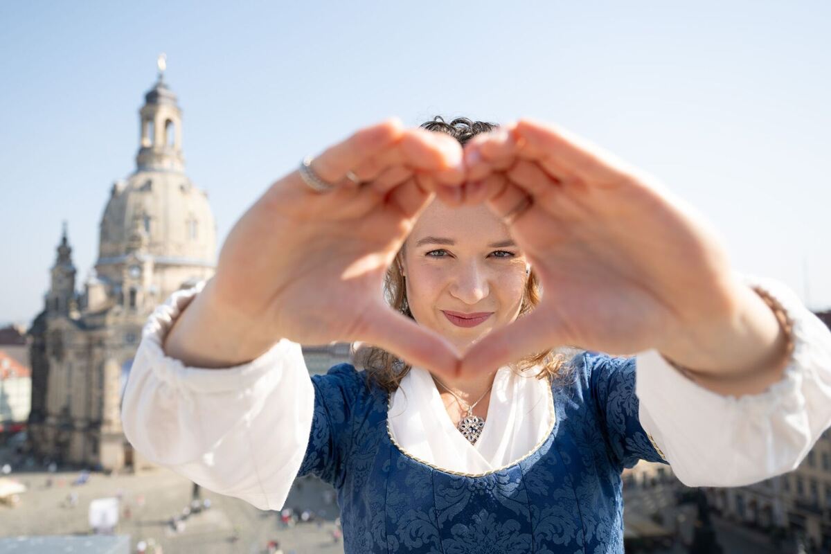 Vorstellung des 30. Dresdner Stollenmädchens