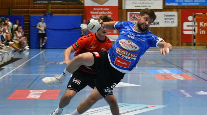 Vfl Pfullingen Handball In guter Form: VfL-Kapitän Lukas List.