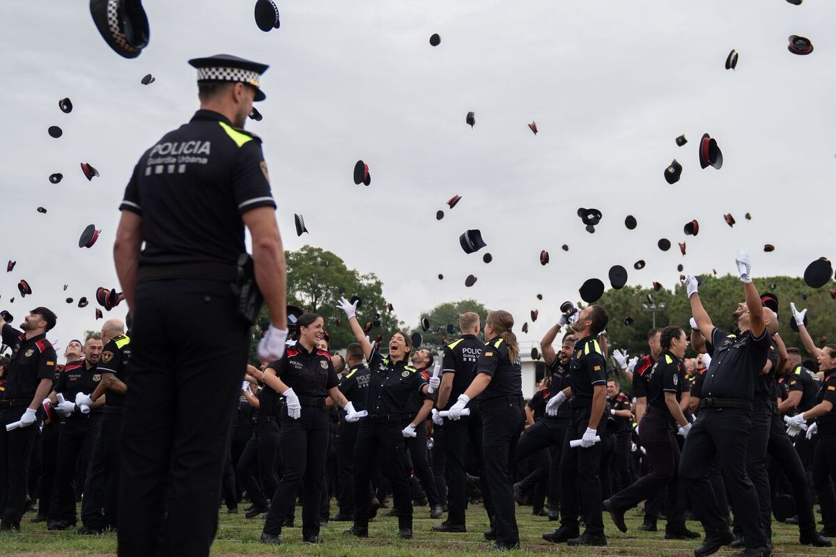 Graduierungsfeier bei der Polizei in Spanien Graduierungsfeier bei der Polizei in Spanien