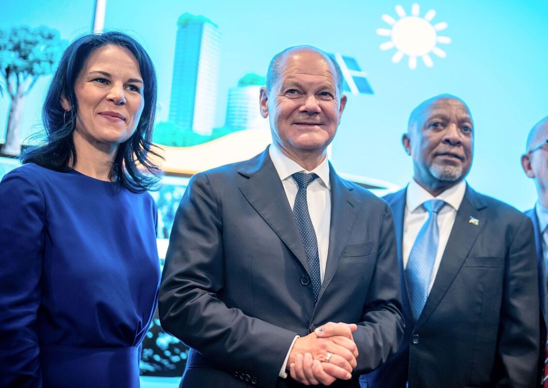 Kanzler Scholz in New York Kanzler Scholz in New York