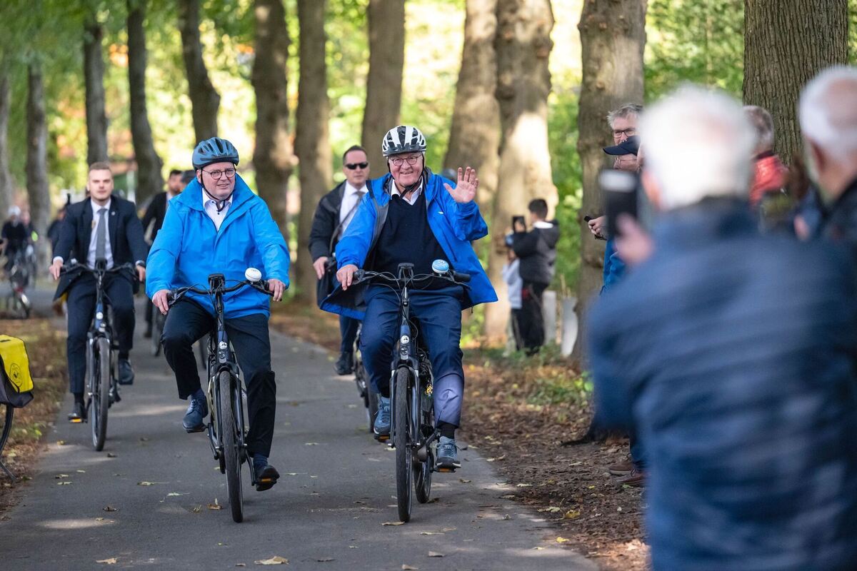 Bundespräsident Steinmeier »Ortszeit Deutschland« - Nordhorn Bundespräsident Steinmeier »Ortszeit Deutschland« - Nordhorn
