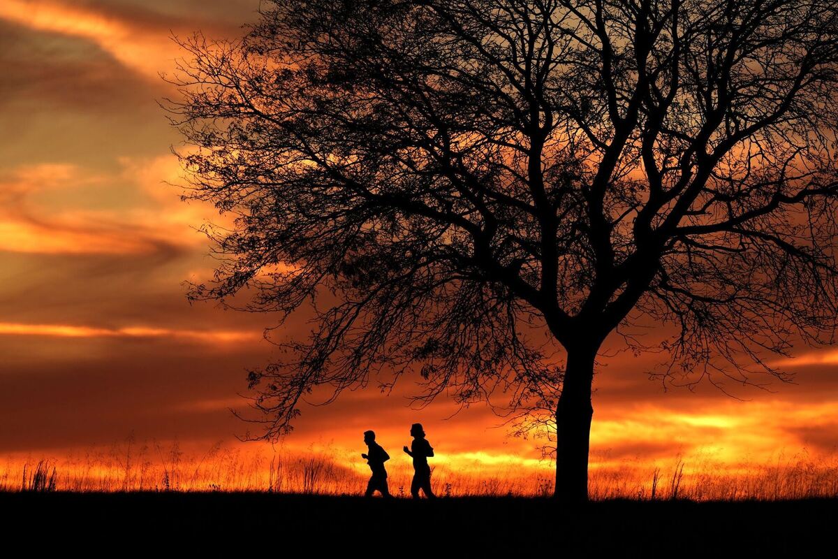 Sonnenuntergang in Kansas Sonnenuntergang in Kansas