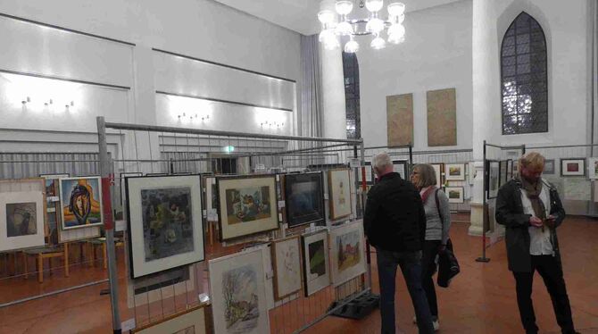 Kunst und Gut Reutlingen Blick in eine der letzten Ausgeben der »Kunst und Gut«.