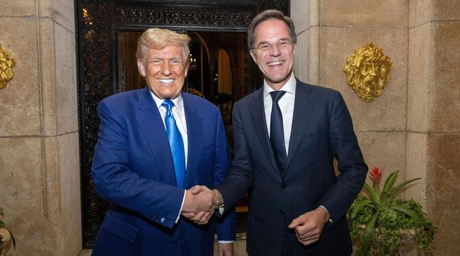 Rutte trifft sich in Florida mit Trump Rutte trifft sich in Florida mit Trump
