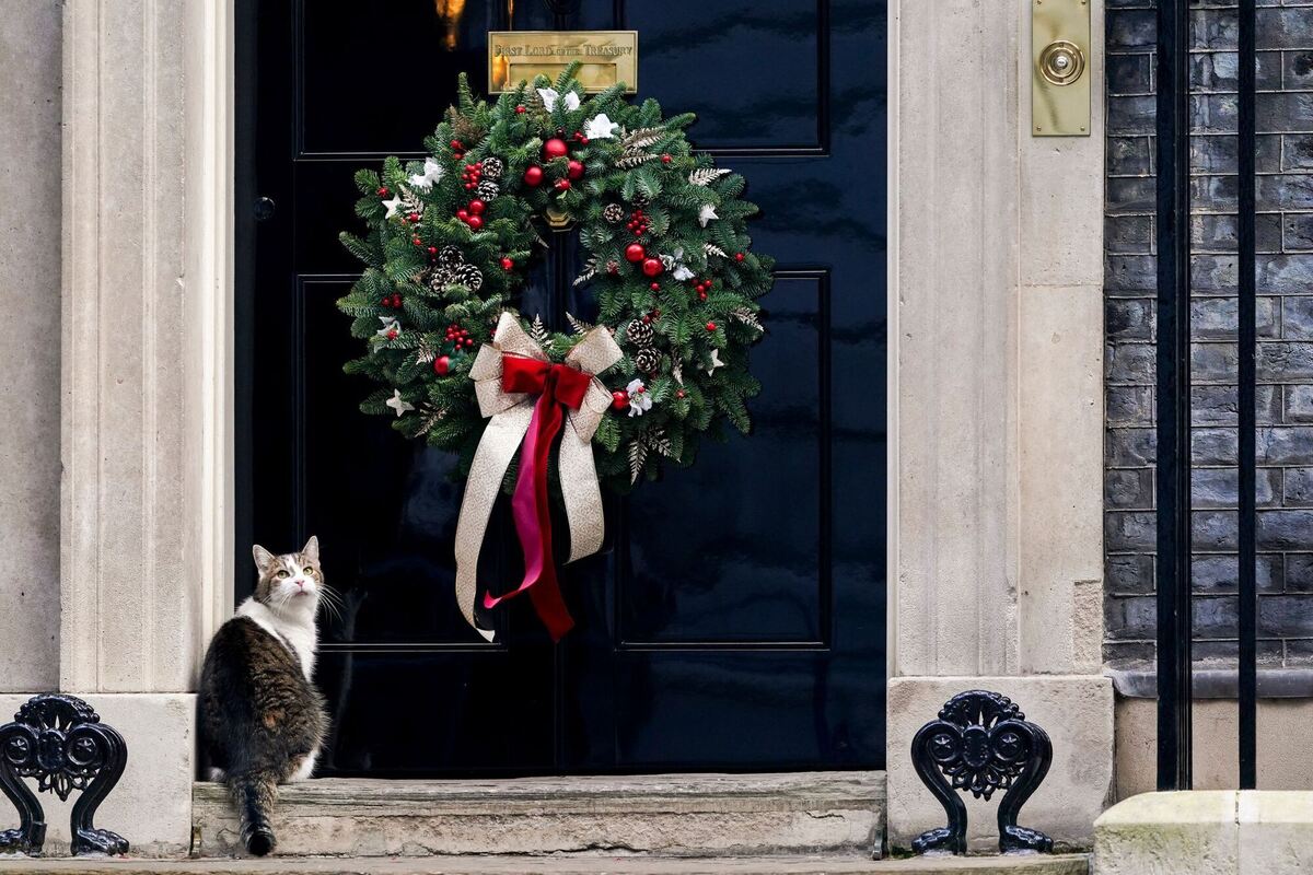 Vorweihnachtliche Downing Street