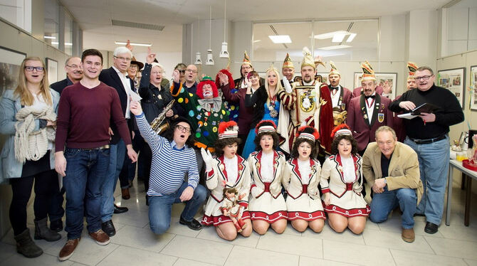 Narren in der Redaktion 2015 Narren in der Redaktion 2015