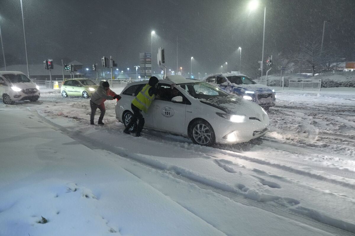 Winterwetter in Großbritannien Winterwetter in Großbritannien