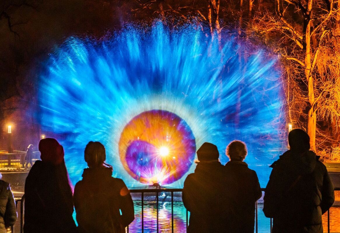 Winterlichter im Palmengarten Winterlichter im Palmengarten