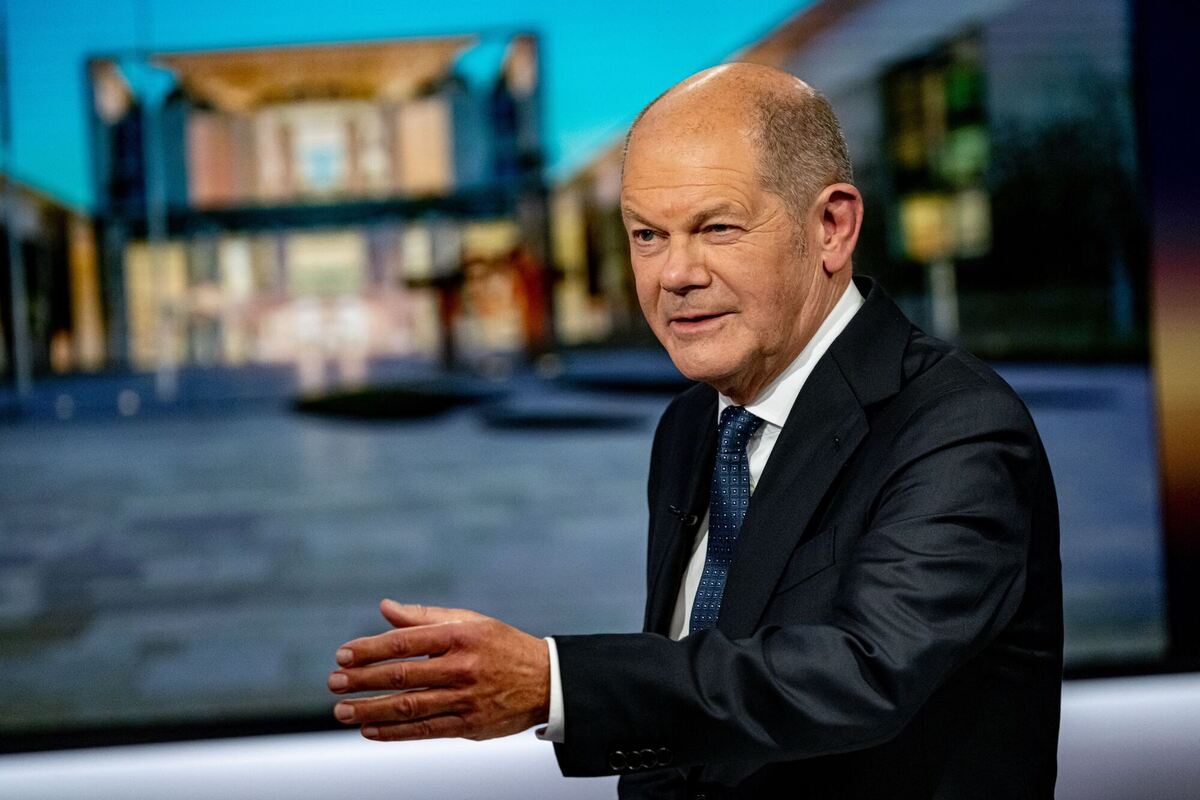 Aufzeichnung RTL Direkt mit Scholz
