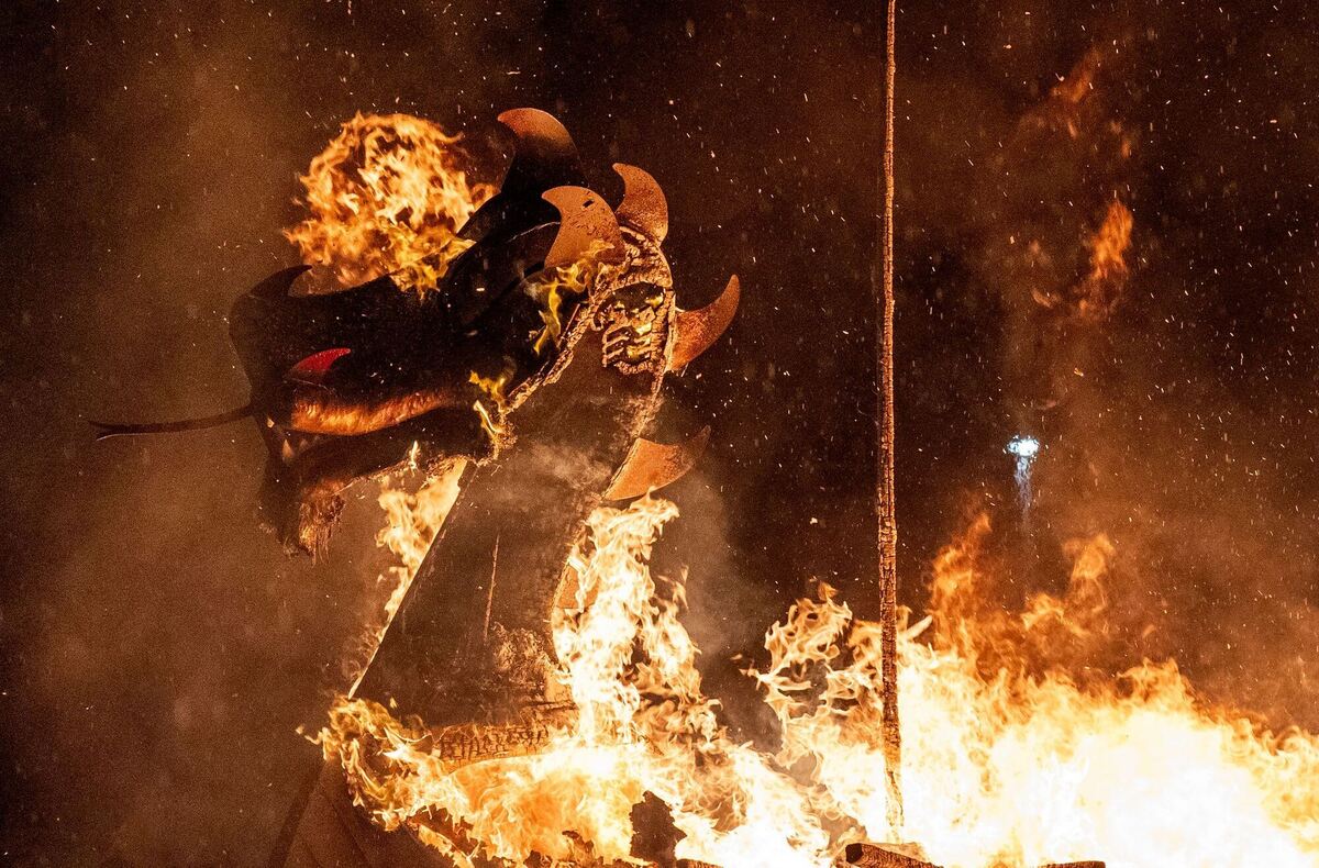 Up Helly Aa Festival in Schottland Up Helly Aa Festival in Schottland