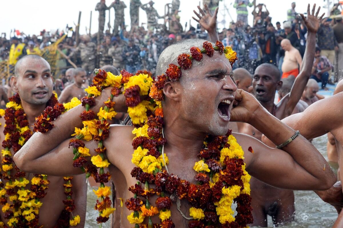 Hindu-Fest Maha Kumbh Mela in Indien