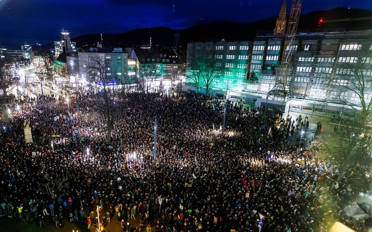 Demonstration zur Migrationspolitik – Freiburg