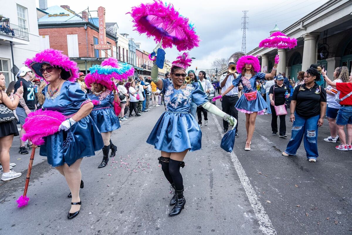 Vor dem 59. Super Bowl - Parade in New Orleans