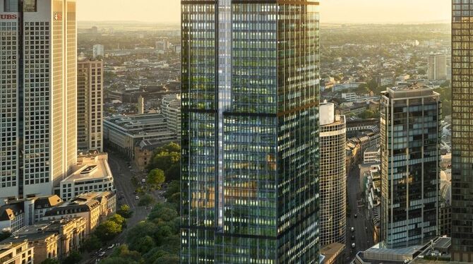 Skyline der Stadt Frankfurt