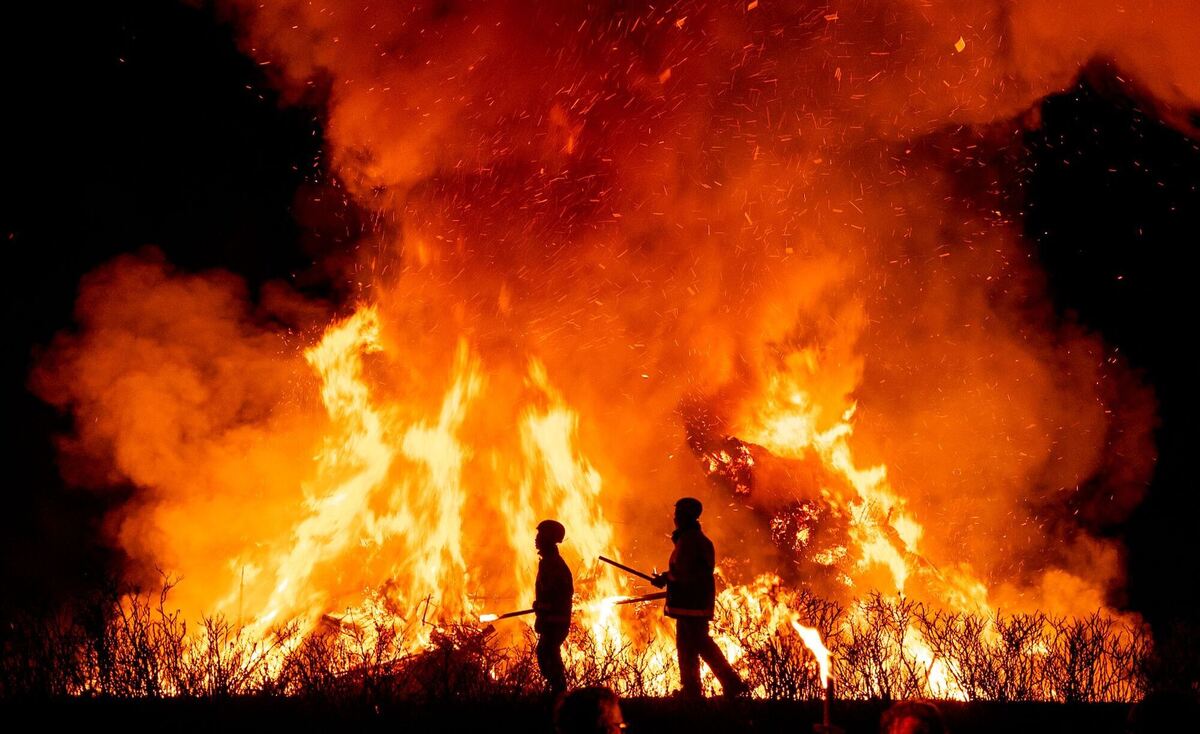 Biikebrennen auf Sylt
