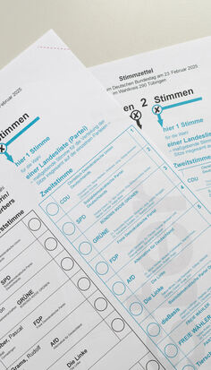 Erst- und Zweitstimme: Normalerweise sind Direktbewerber über die Landesliste abgesichert, bei der AfD im Wahlkreis Reutlingen w