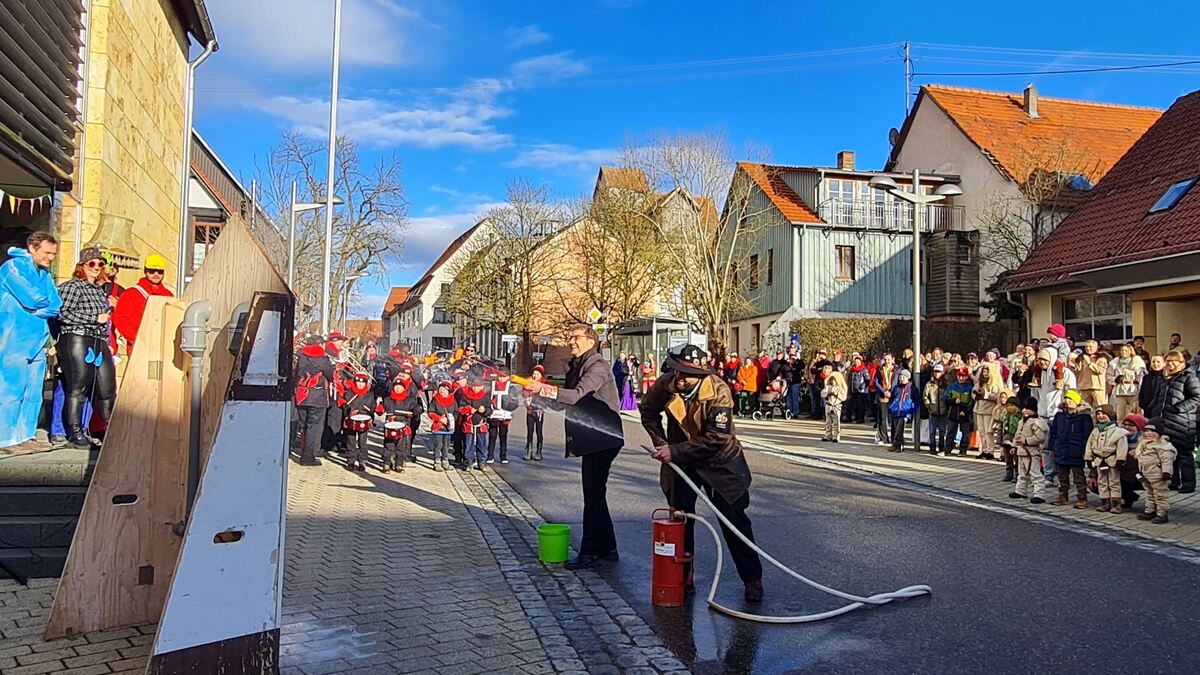 Rathaussturm in Hohenstein. Rathaussturm in Hohenstein.