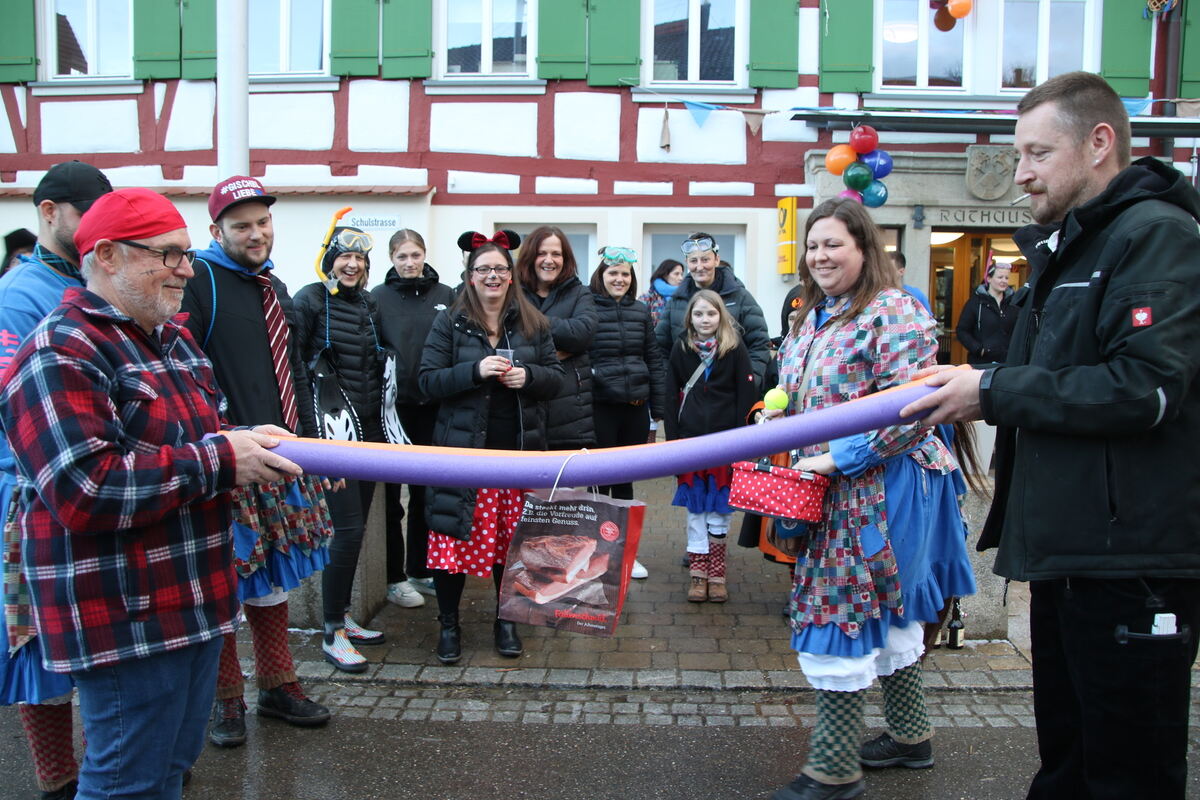 Rathaussturm in St. Johann.