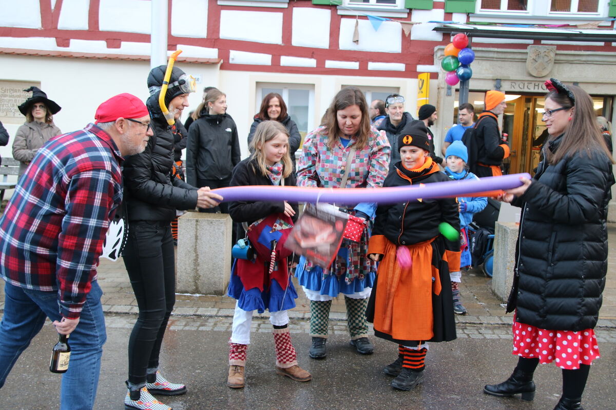 Rathaussturm in St. Johann.