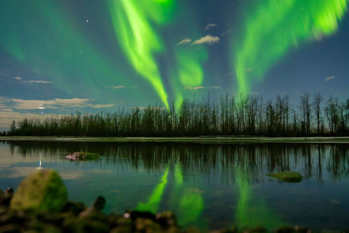 Nordlichter über Alaska