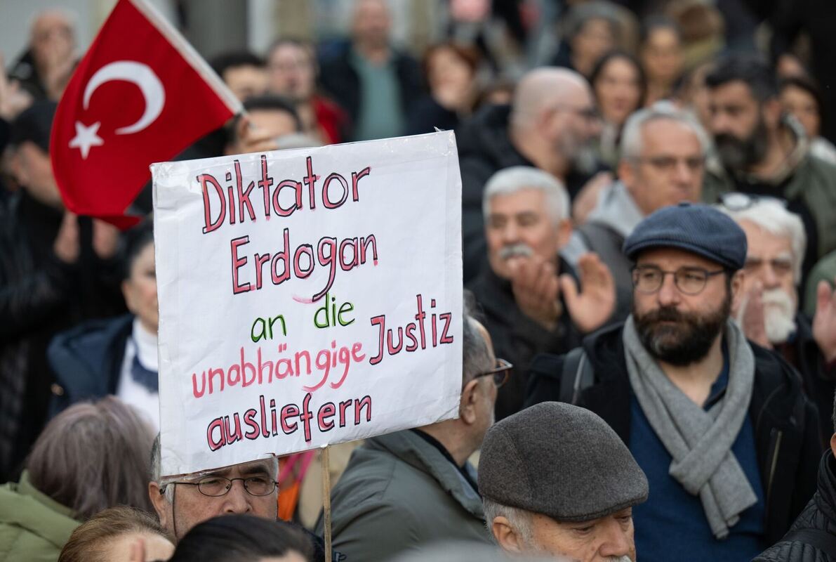 Protest gegen Festnahme von Istanbuler Bürgermeister Imamoglu
