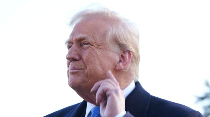 US-Trump auf dem Weg nach New Jersey