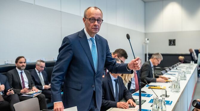 Fraktionssitzung im Bundestag