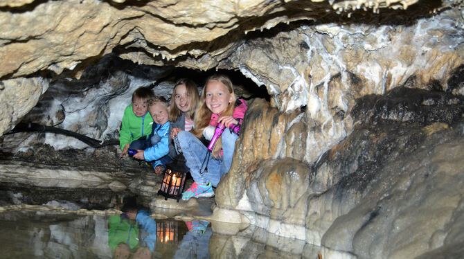Es gibt ab 4. April wieder Führungen in der Nebelhöhle.  FOTO: GEMEINDE SONNENBÜHL