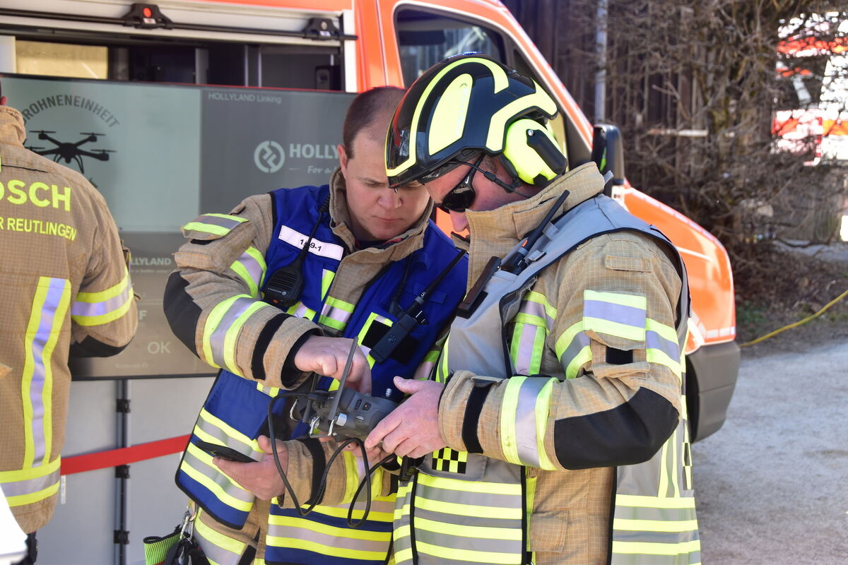 Bosch Werksfeuerwehr Drohneneinheit FOTO MEYER