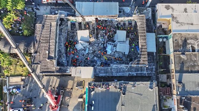 Disco-Dach Einsturz in Santo Domingo Disco-Dach Einsturz in Santo Domingo