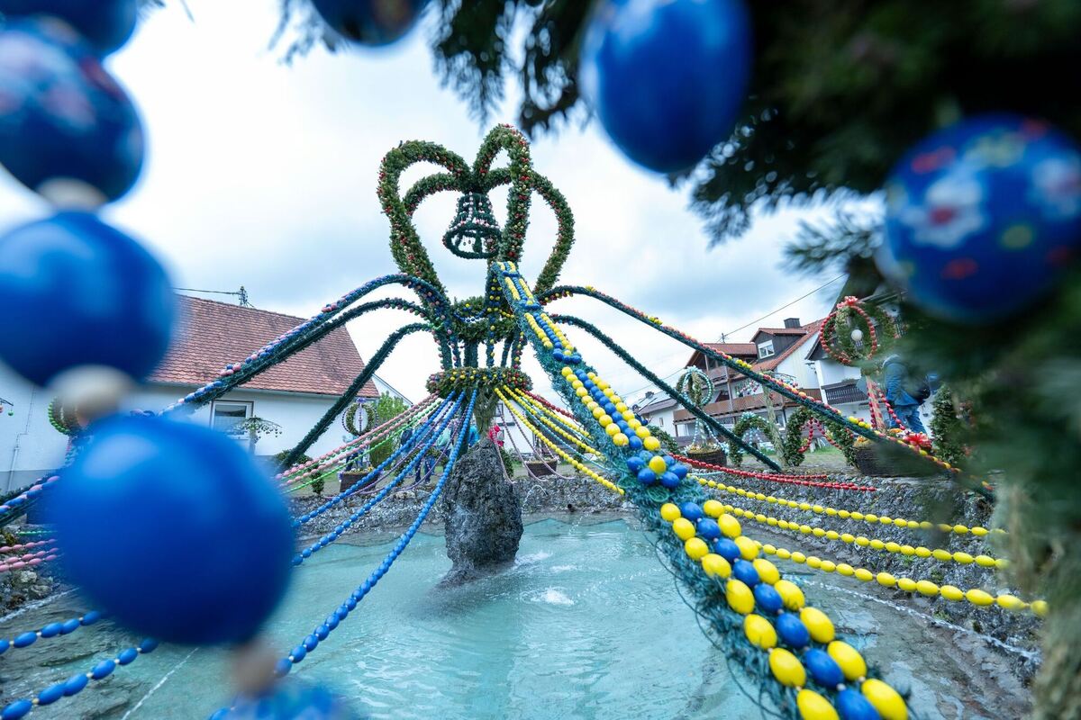 Osterbrunnen in Bieberbach
