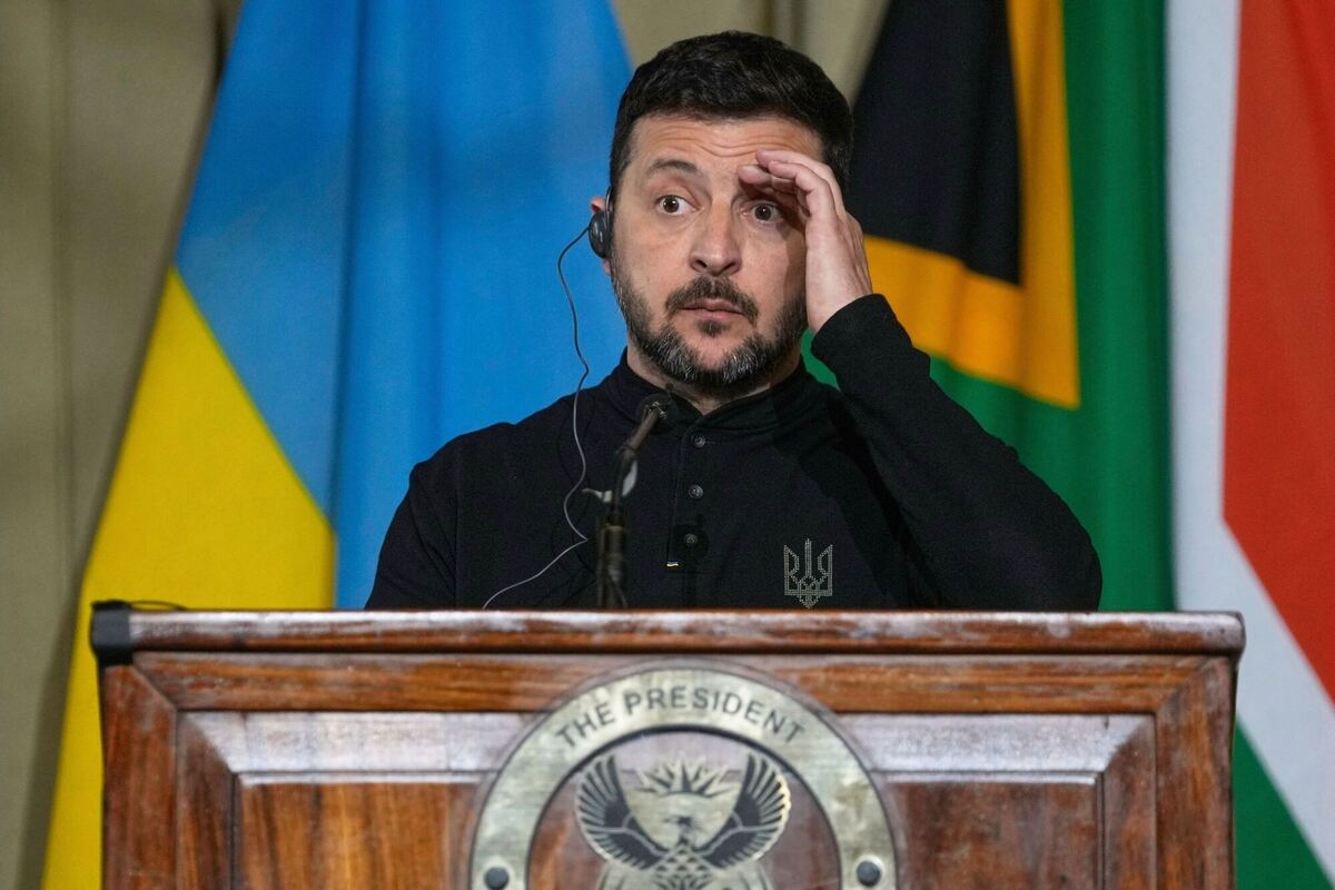 Ukrainischer Präsident Selenskyj besucht Südafrika