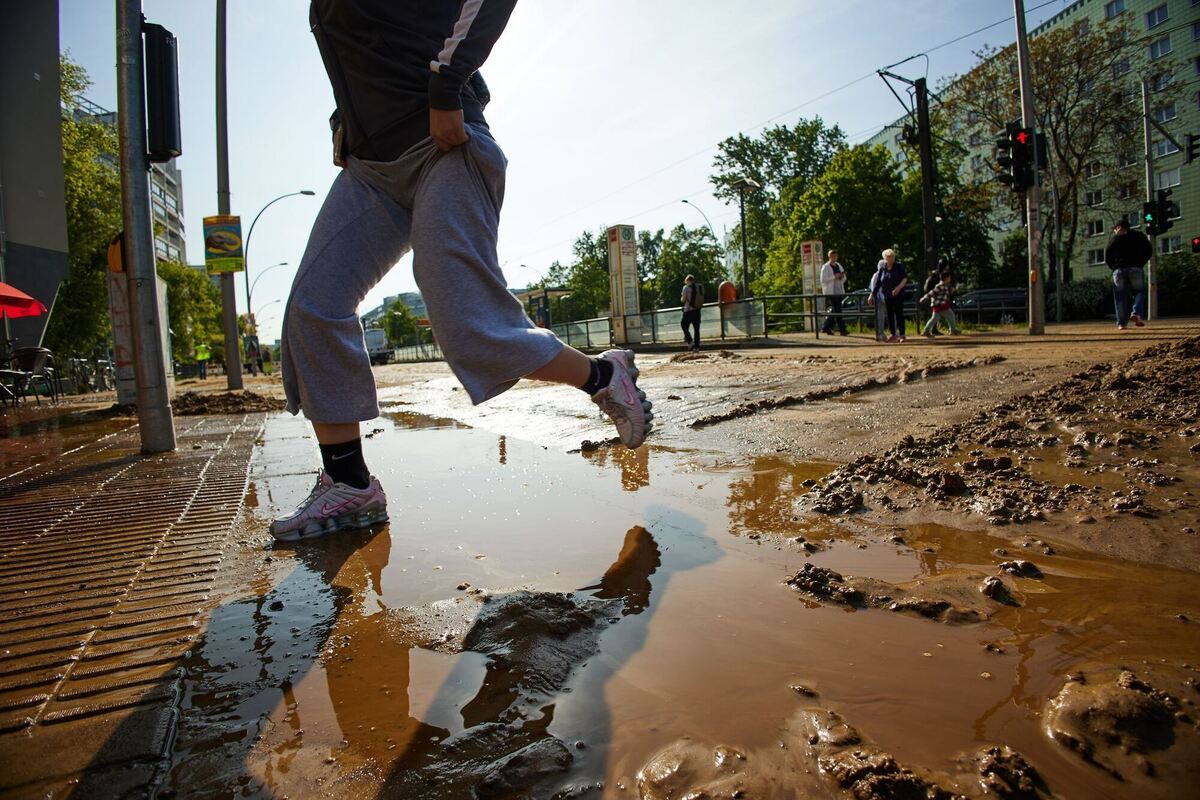 Rohrbruch in Berlin Rohrbruch in Berlin