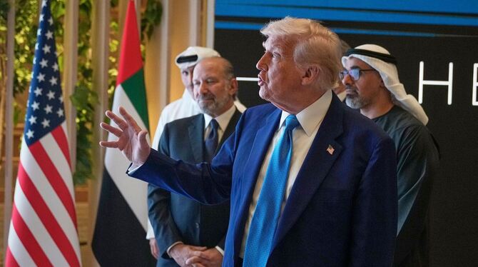 US-Präsident Trump im Nahen Osten - Abu Dhabi