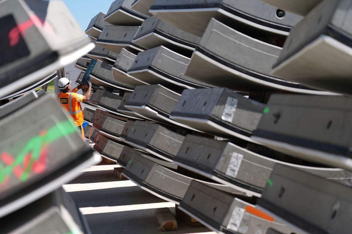 Baustelle Suedlink-Elbquerung ElbX Baustelle Suedlink-Elbquerung ElbX