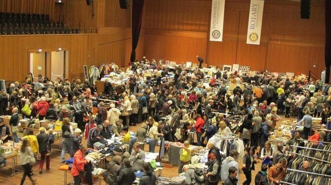 ARCHIV. Am Mittwoch und Donnerstag, 9. und 10. März wird die Stadthalle (wie hier 2014) dank Inner Wheel und Rotary wieder zum U