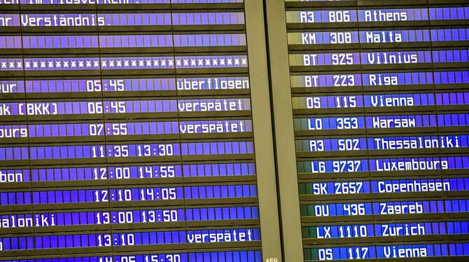 Flugausfälle am Münchener Flughafen