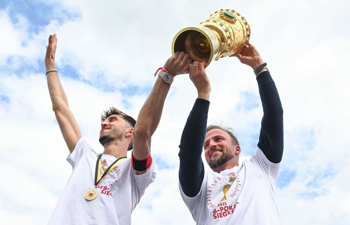 Nach dem DFB-Pokal Finale - VfB Stuttgart