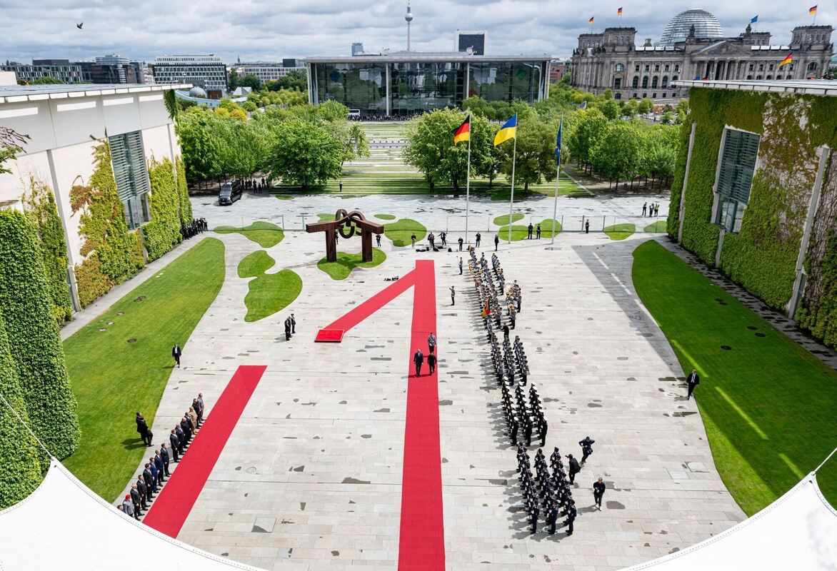 Ukrainischer Präsident Selenskyj in Berlin Ukrainischer Präsident Selenskyj in Berlin
