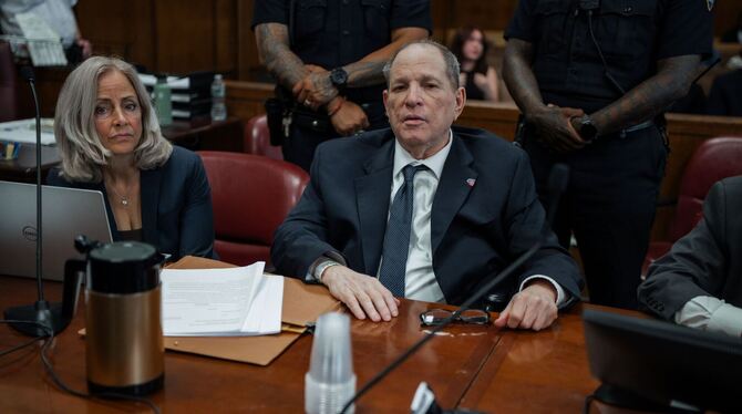 Harvey Weinstein bei Wiederaufnahmeverfahren