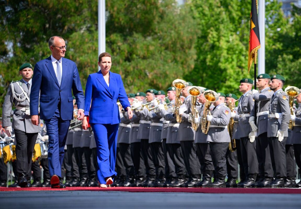 Dänische Ministerpräsidentin trifft Bundeskanzler Merz Dänische Ministerpräsidentin trifft Bundeskanzler Merz