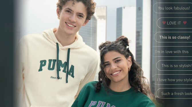 Ein weiterer von Catarina Goncalves Riberio (rechts) Koopertaionsparnter: Puma