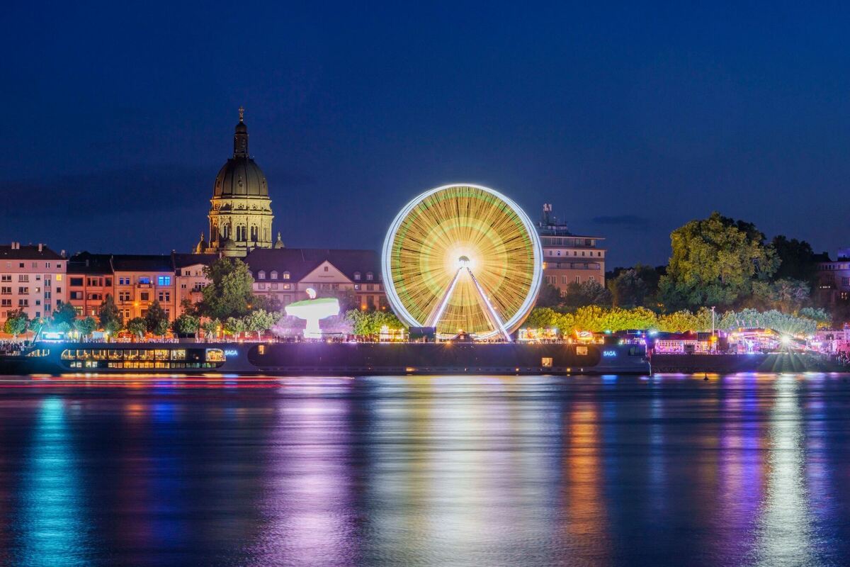 Abschluss der Johannisnacht 2025 mit Drohnenshow