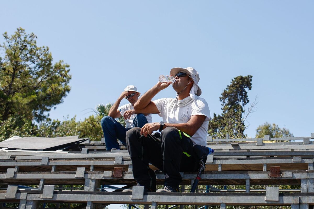 Hitze in Griechenland Hitze in Griechenland