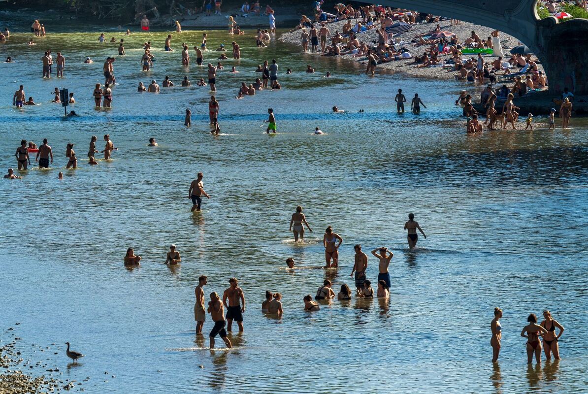 Hitze in Deutschland – München Hitze in Deutschland – München