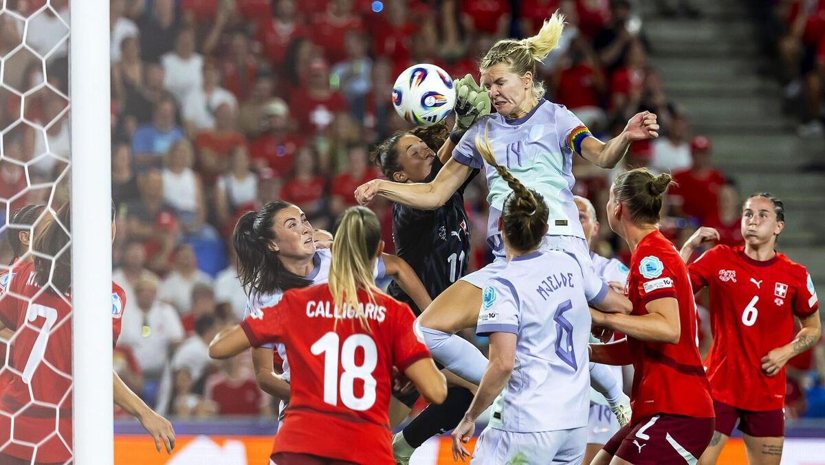 Frauenfußball-EM - Schweiz - Norwegen Frauenfußball-EM - Schweiz - Norwegen